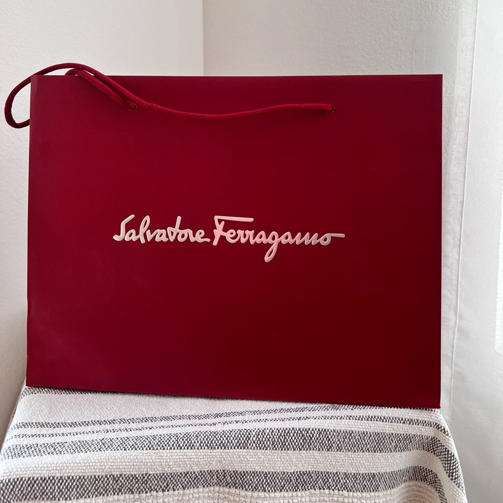 Salvatore Ferragamo paper gift bag